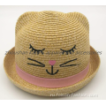 Симпатичная соломенная шляпа для детей для детей